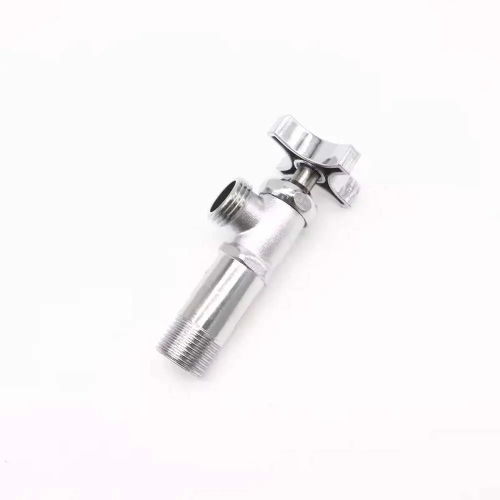 Thickened Stainless Steel Triangle Valve Hot and Cold Water Explosion Proof Water Heater Valve Seal Universal Water Stop Valve