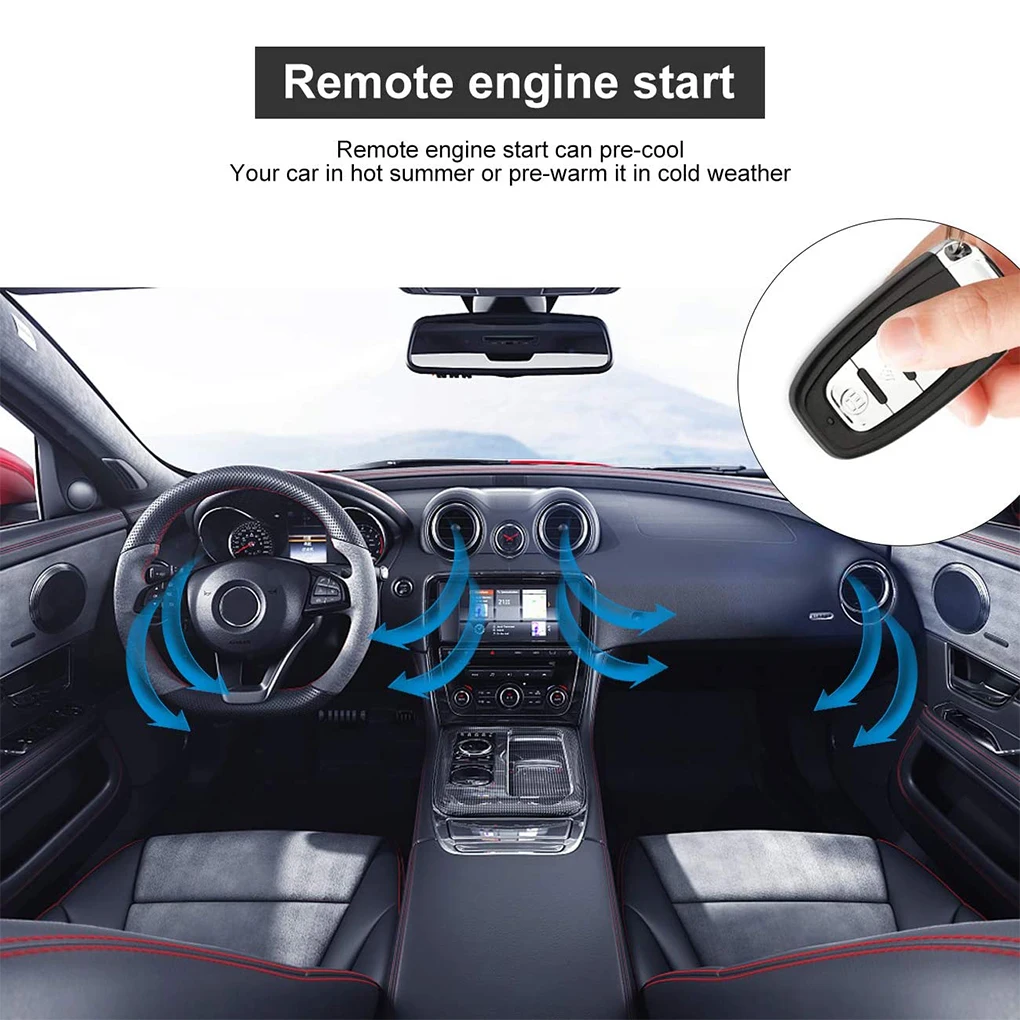Universal Car Keyless Entry Alarm Systems Start Controller Automatic Lock Automobile Modification Accessory  Type C