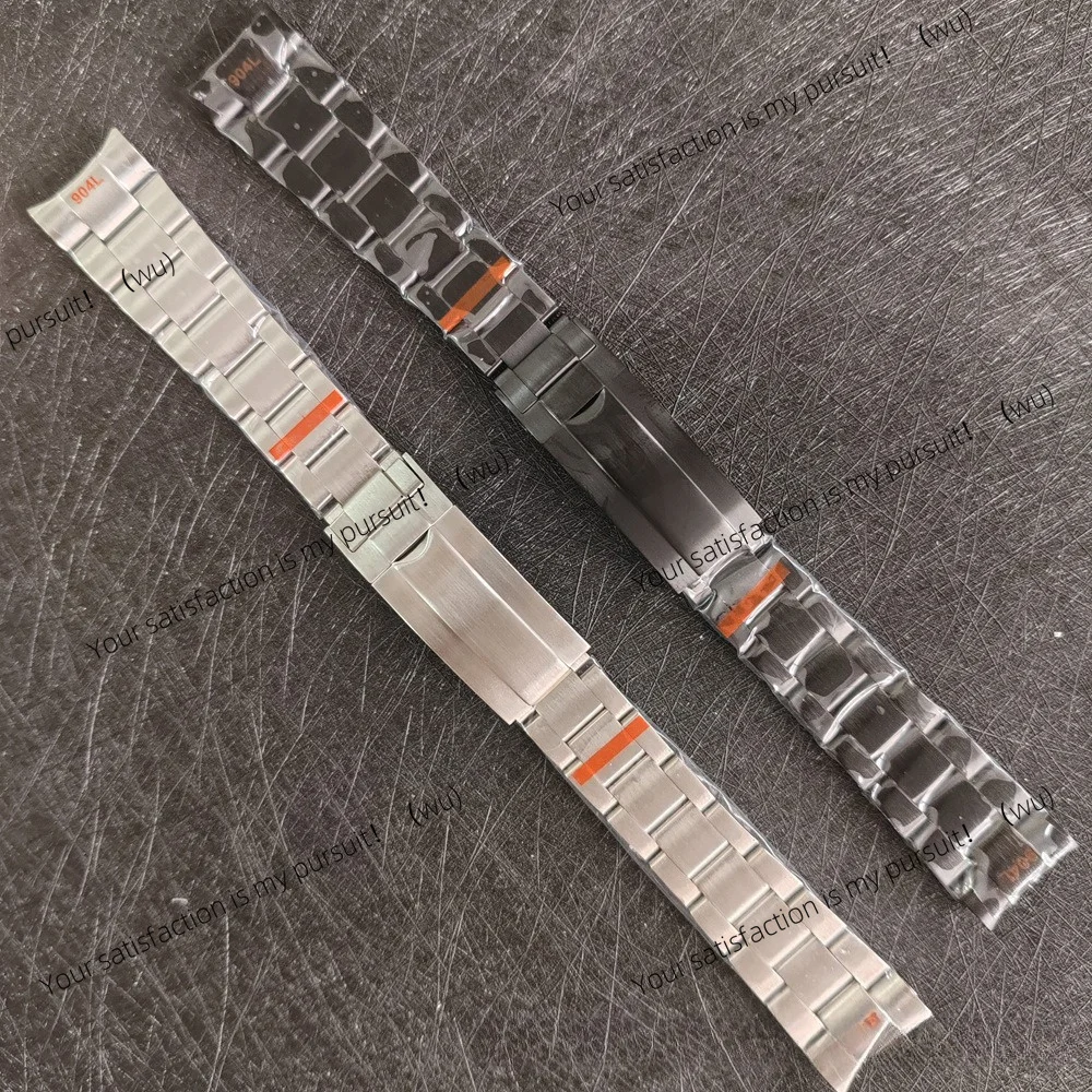 ZOCI--Suitable for watch strap SUB strap PVD black/silver 316 stainless steel strap 20mm brace clasp Fits