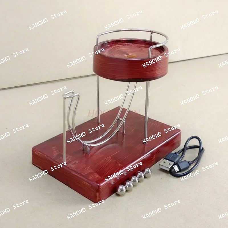 

Perpetual Motion Machine Kinetic Art Perpetual Swing Rolling Ball Desktop Toy Black Science Physics Gadget Balancing