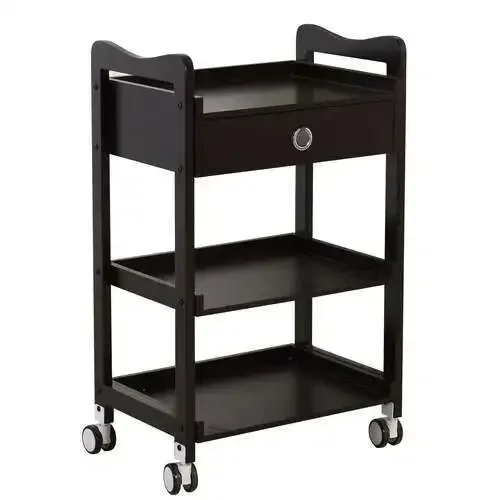 Aesthetic Trolley With Wheels and Drawers Aesthetics Machine Gold Loading Auxiliary Trolleys Spa Eyelash Tattoo Salon Drawer Bar