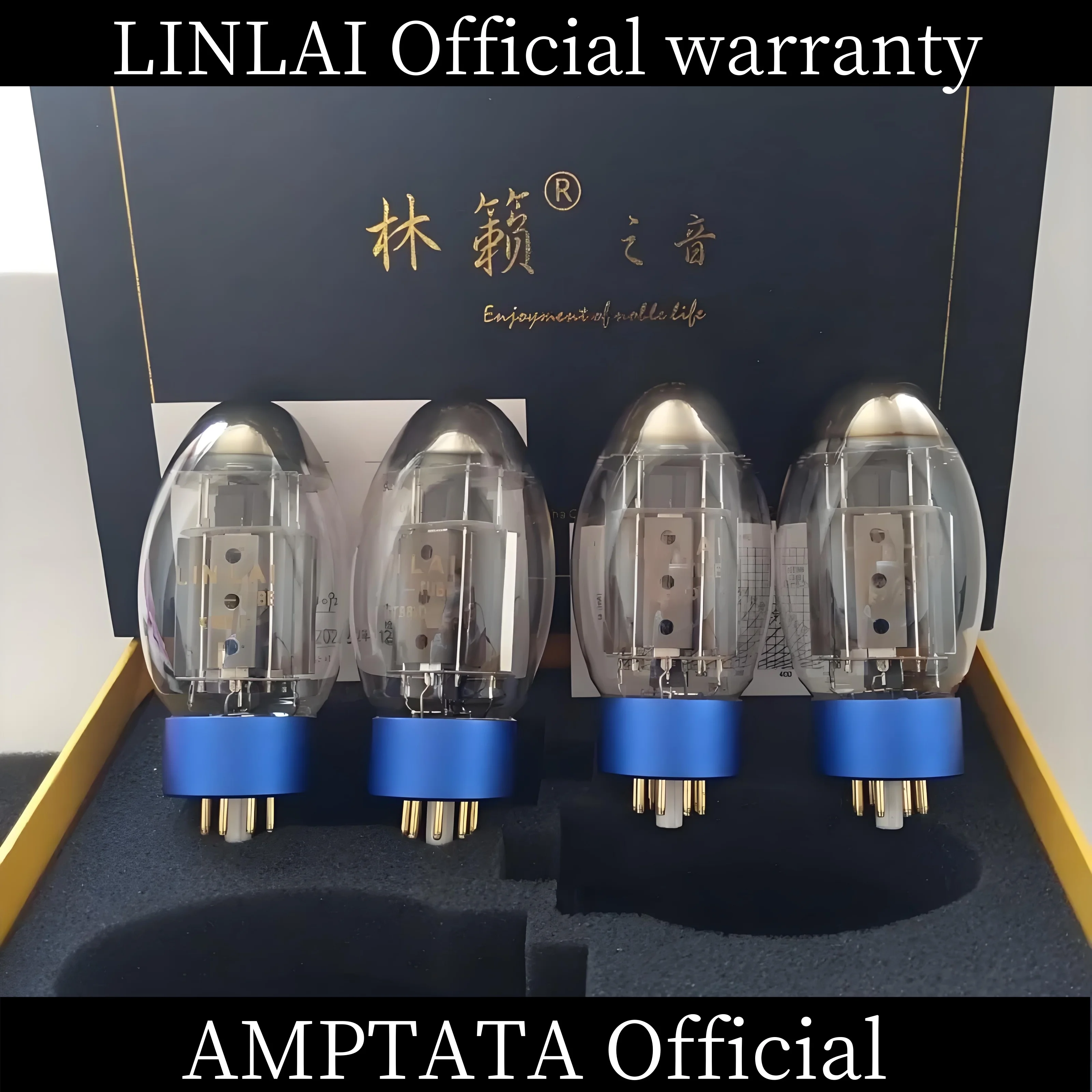 LINLAI KT88-D 274B-D 2A3-D 6SN7-D 7300B-D / Vacuum Tube / D - Series Titanium Screen / Amplifier / 15 Months Warranty