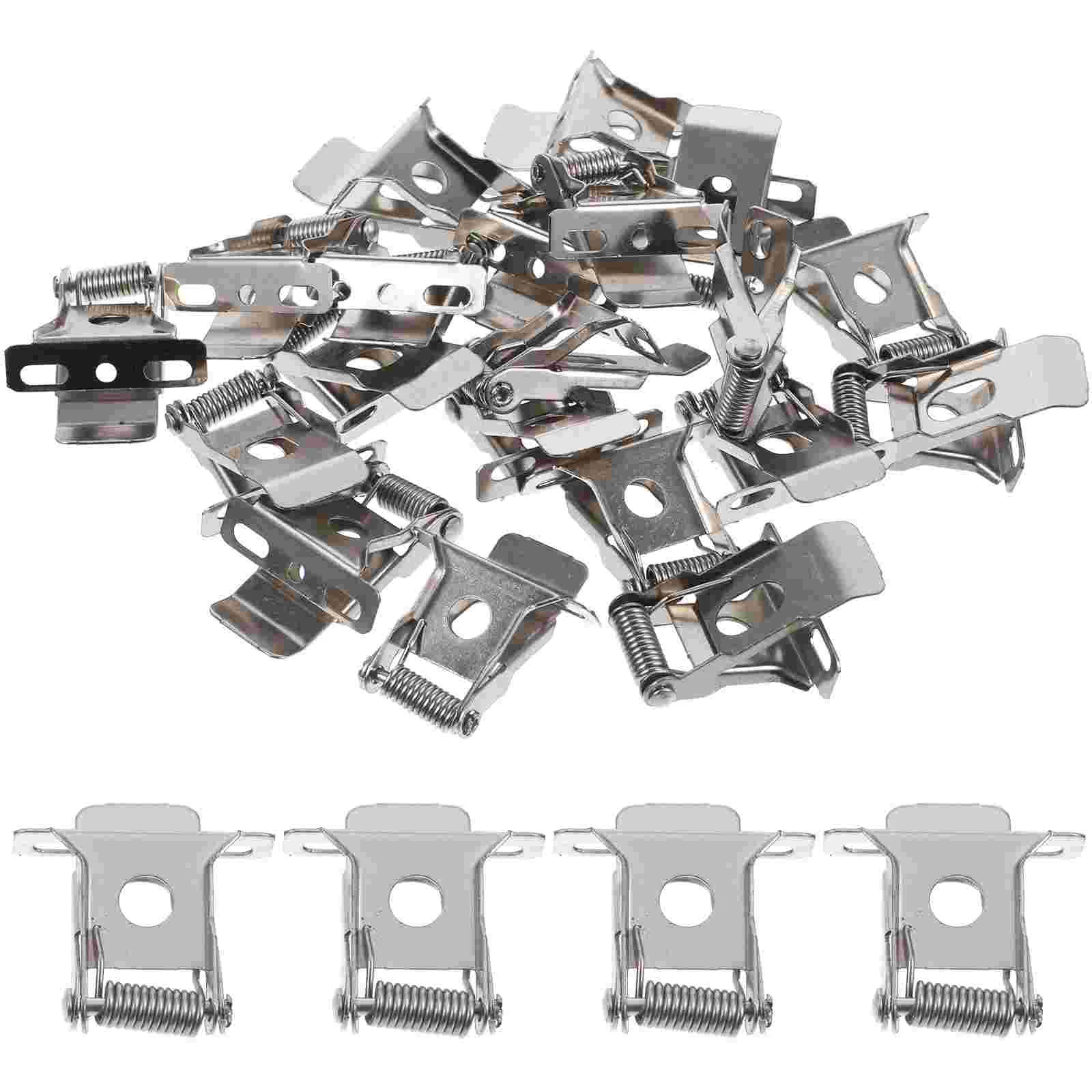 

20 Pcs Ceiling Light Mounting Spring Clips Fixed for Lamp Recessed Replace Panel Securing Clamps Downlight Retrofit