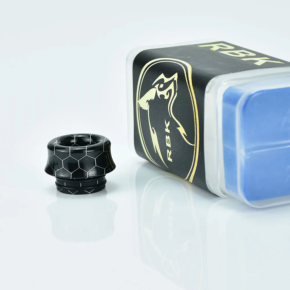 Wolfcoolvape 810 طرف بالتنقيط vape بالتنقيط تلميح ملحقات السجائر الإلكترونية الراتنج 810 mtl طرف بالتنقيط لـ kylin mini v2 rta