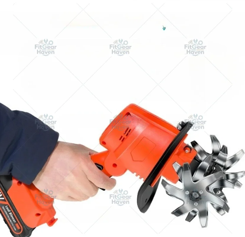 Cordless Electric Hoe, Handheld Lithium Battery Weeder, Portable Garden Scarifier Soil Turning Micro Tiller