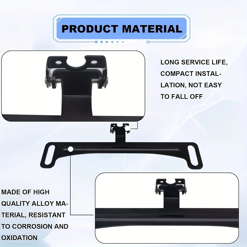 Universal Car Rear View Camera License Plate Bracket, Only Installation Holder for Backup Camera Reverse Camera