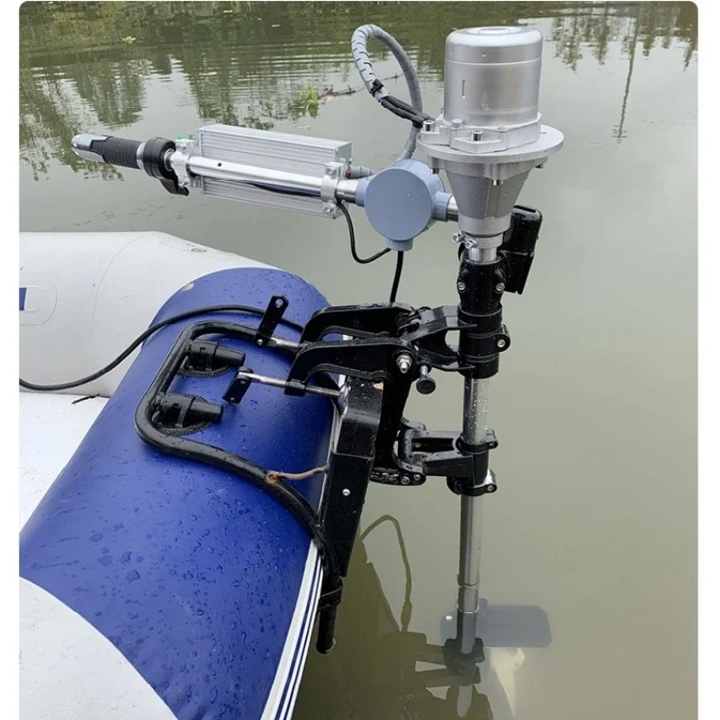 12 And 24V Brushless Electric Propeller Fishing Kayak Outboard Motor Aluminum Alloy Hanging Machine