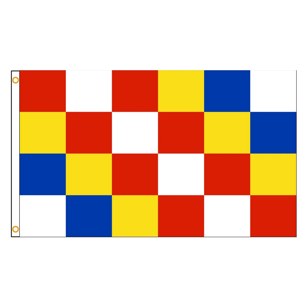3x5 Ft Antwerp Province Flag Vivid Color a Province of Belgium Flags Polyester with Brass Grommets