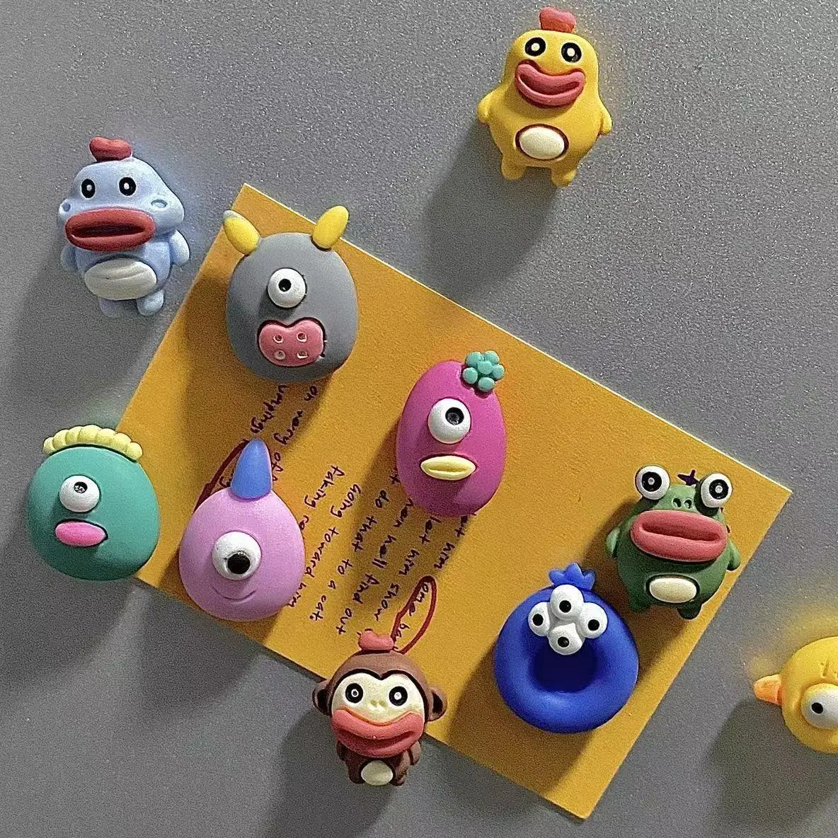 Fridge Magnet monster magnetic creative personality magnetic mini decorative magnets