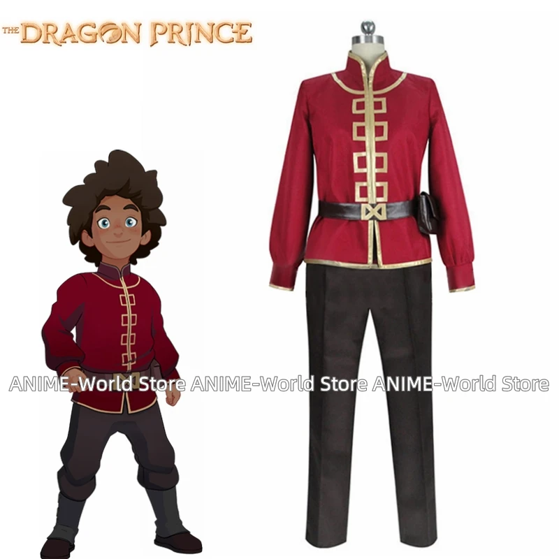 

《Custom Size》Ezran Cosplay Costume Prince Ezran Cosplay Outfit Men's Halloween Party Uniform Suit