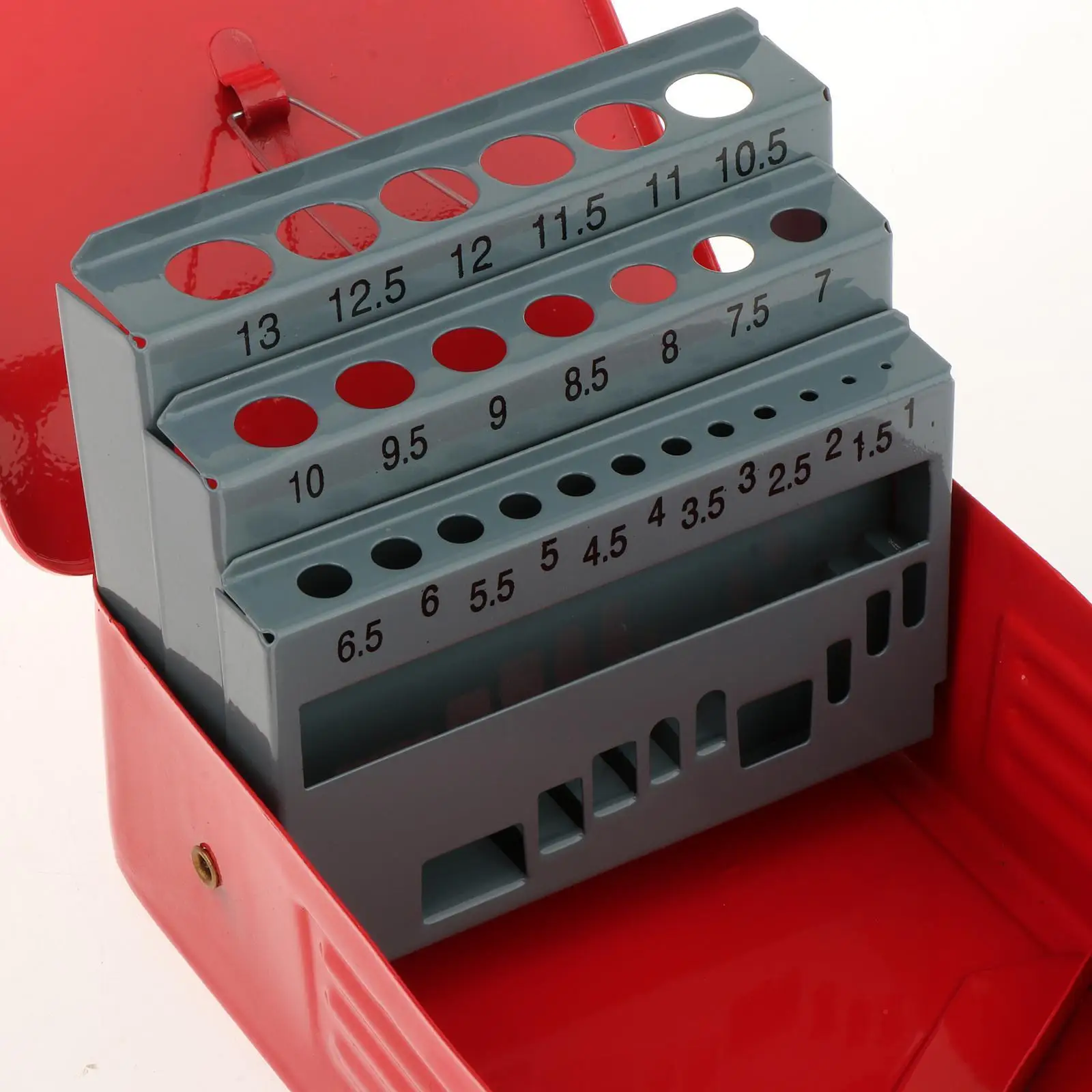 Twist Drill Bit Case Professional Sturdy Accessory Metal Drill Bit Index Box