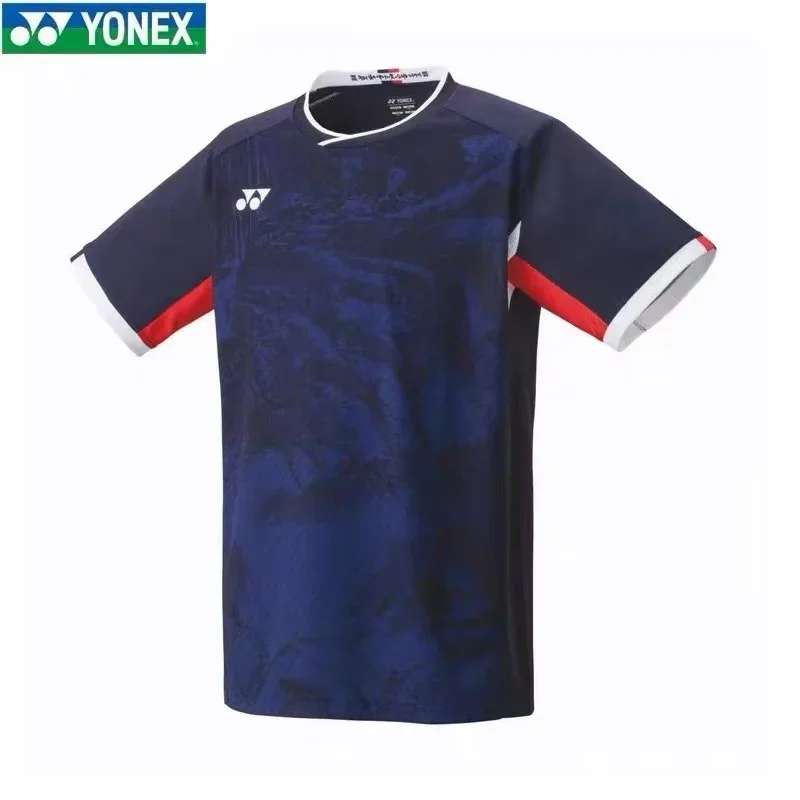 

Yonex New Badminton Uniform Competition Training Suit Quick-drying Breathable Sweat-absorbent Top Short-sleeved T-shirt