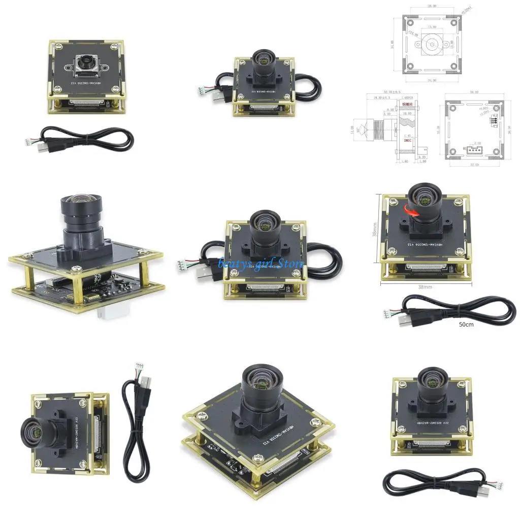 

C7AB 4K30fps USB Camera Board With 93/82 Degree View For Industrial Professional Use