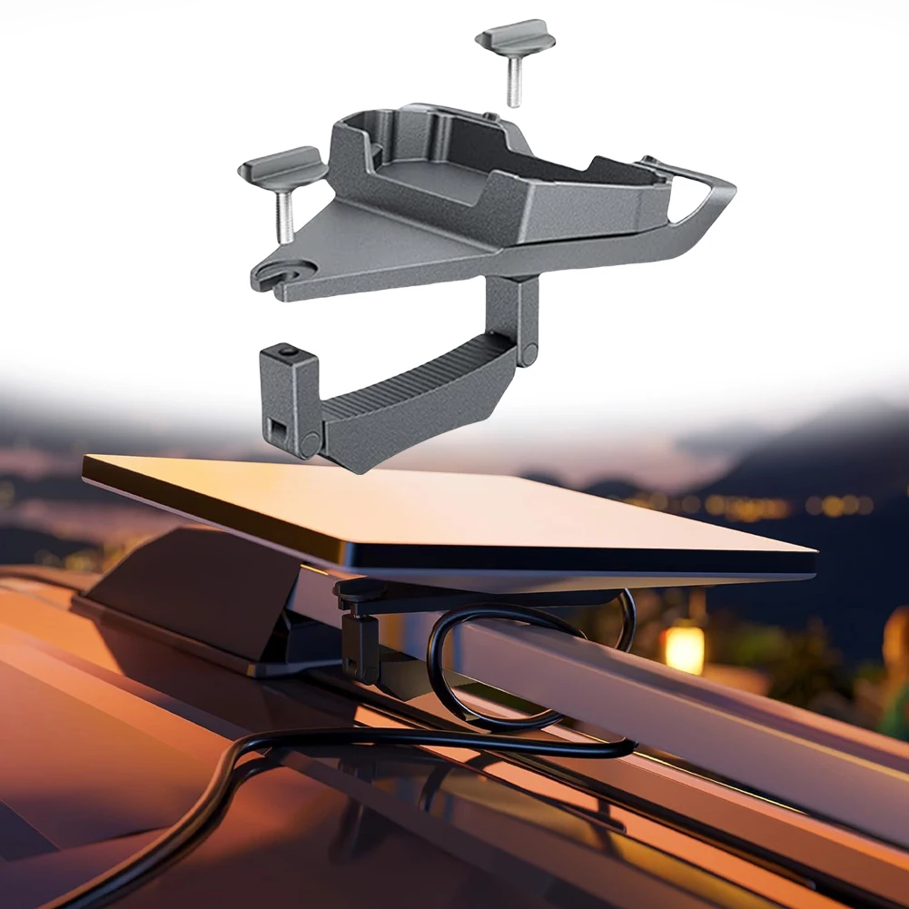 

Автомобильный багажник на крышу, фиксатор кронштейна из алюминиевого сплава для Starlink Mini, подходит для багажников на крышу, толщина от 12 до 48 мм и ширина 88 мм.