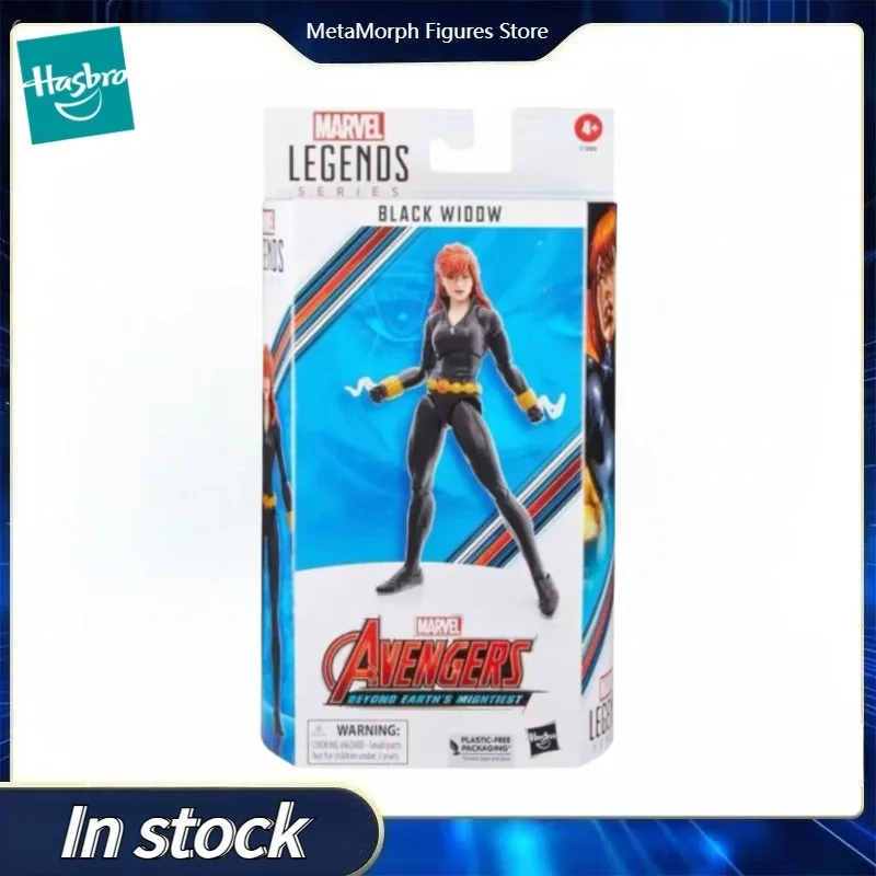 Figura de anime original de la serie Marvel Legends de Hasbro, modelo de colección de juguetes BLACK WIDOW