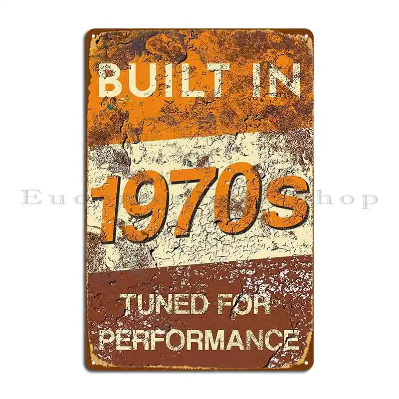 Customiseable Rusted Retro Metal Birth Year Plate Birthday Metal Sign Party Kitchen Poster Personalized Club Bar Tin Sign Poster