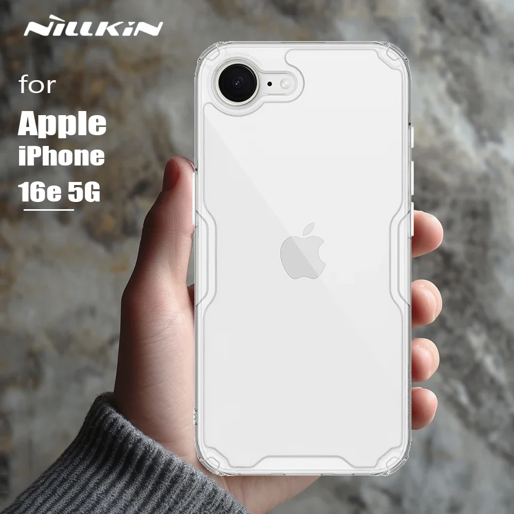 

Nillkin for iPhone 16e Nillkin Case Nature TPU high quality clear Phone Cases Silicone back Cover Protection