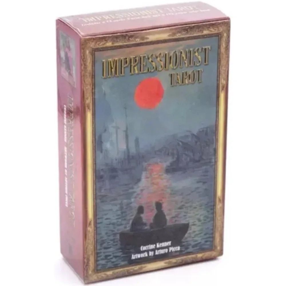 Impressionist Tarot Cards A 78 Deck Oracle English Visions Divination Edition Borad Playing Games