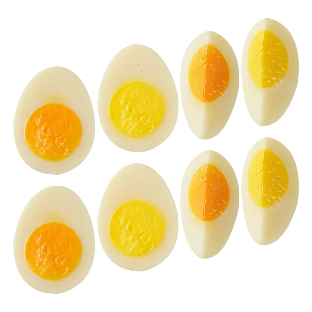 

Imitation Eggs Chicken Models Artificial Lifelike Kitchen Food Fake for Photography
