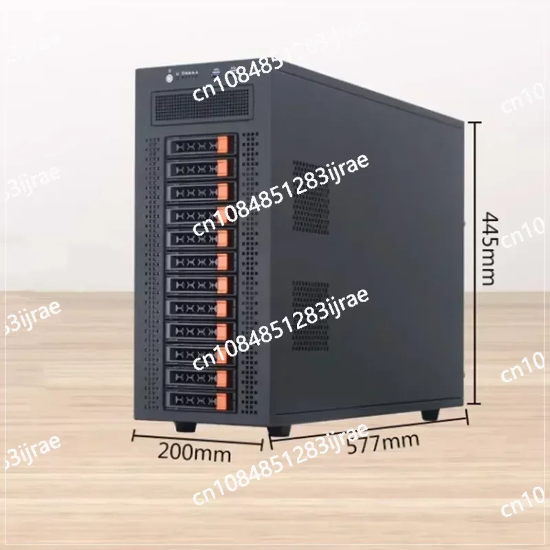 

12-disk Tower Storage Server Multi-extension Supports EATX Motherboard Industrial Computer Box