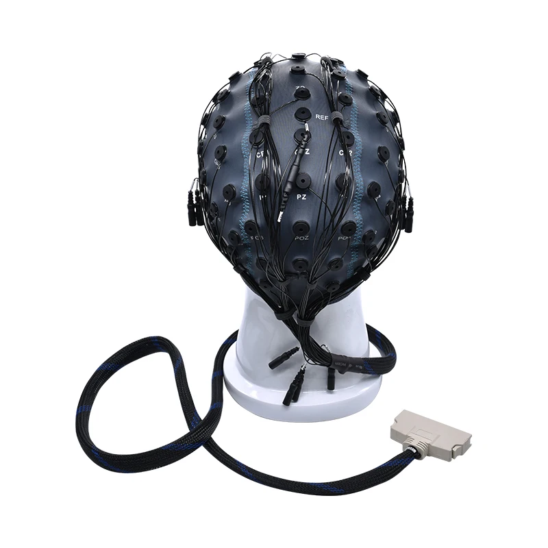 BESDATA High Quality Neurofeedback 32 Channel 100% Nylon EEG Sensor Empty EEG Brain Headsets for EEG