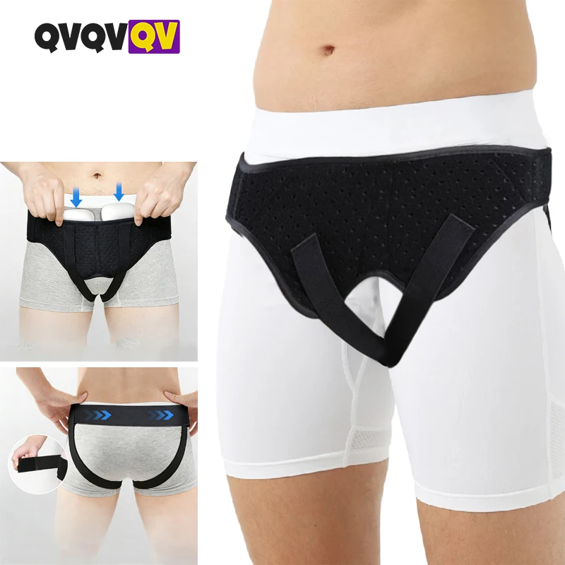 

1PCS Hernia Belts for Men， Adjustable Inguinal Hernia Support Belt for Men & Women with 2 Compression Pads，Hernia Support Truss