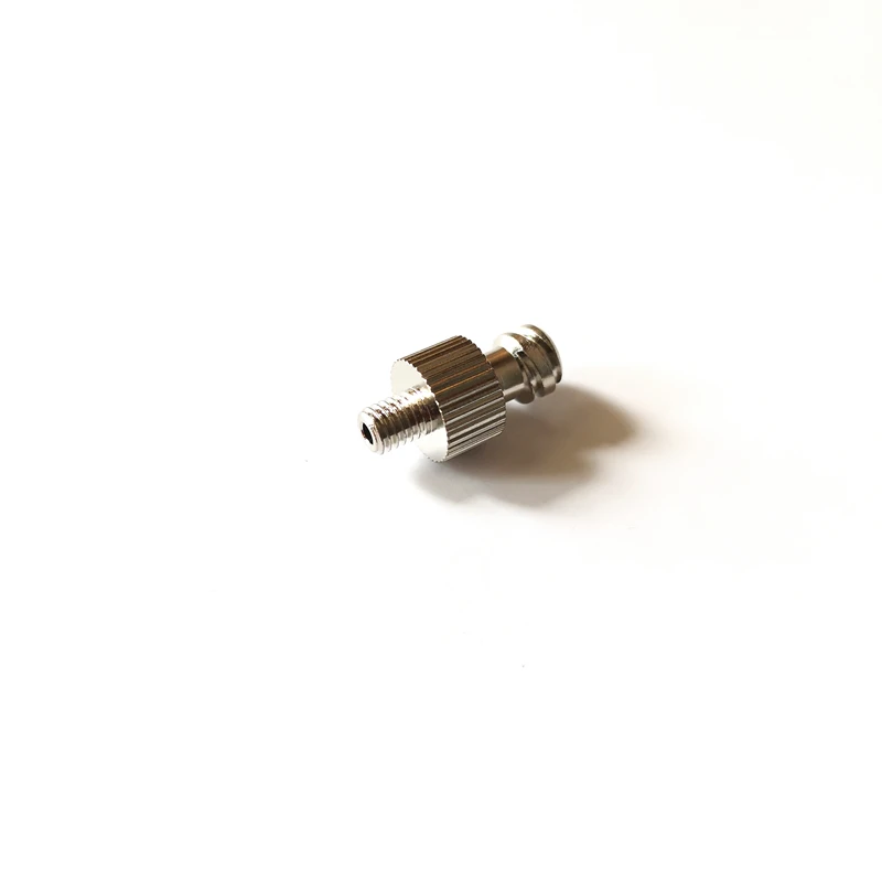 Imagem -05 - Metal m5 Rosca Macho Fêmea Luer Lock Conector Fábrica Loja Niquelado Latão Adaptador