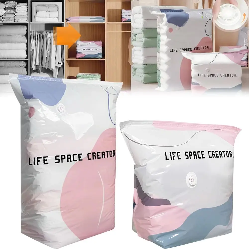 Press & Seal Vacuum Storage Bags Cube Compression Compression Desig Storage Compression Bag Space Saving Reusable