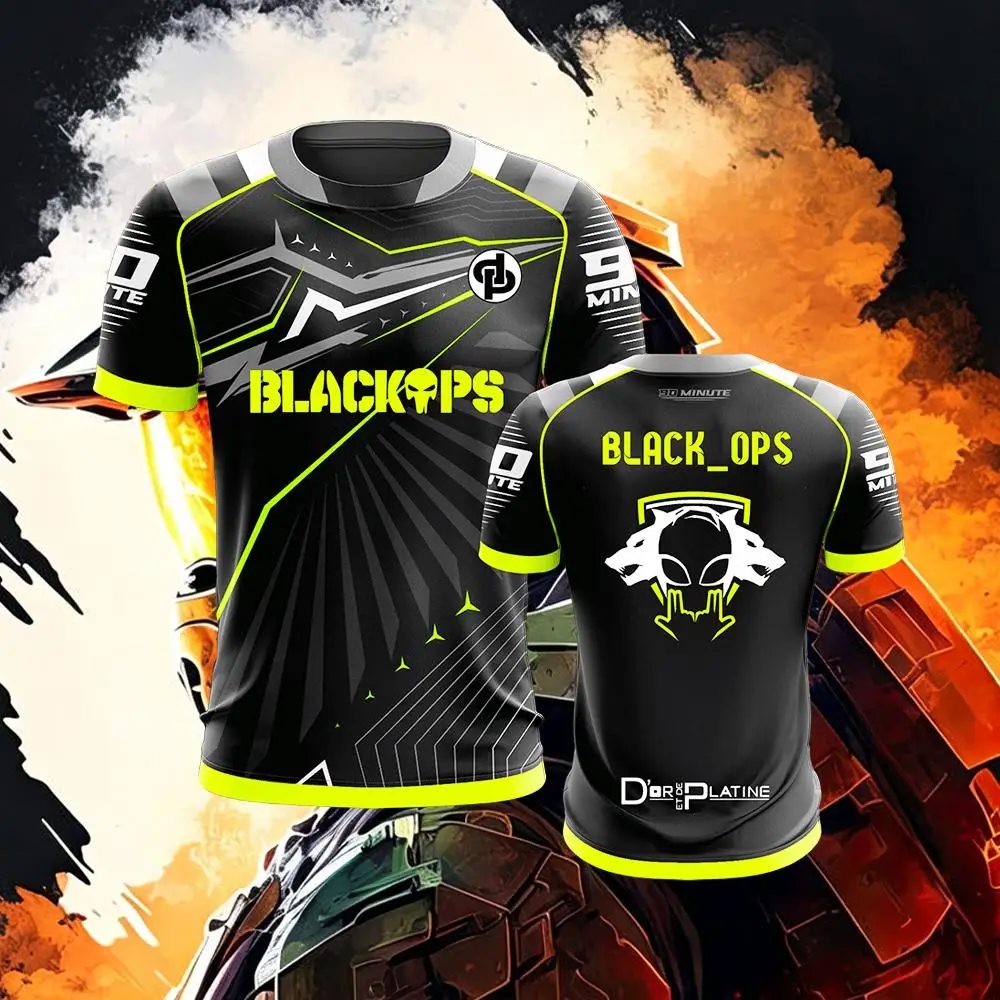 

2026 New Summer JUL BLACKOPS Jerseys Men's Breathable Quick-Drying Training Soccer T-Shirt Unisex Outdoor Sports 90-Minute Top