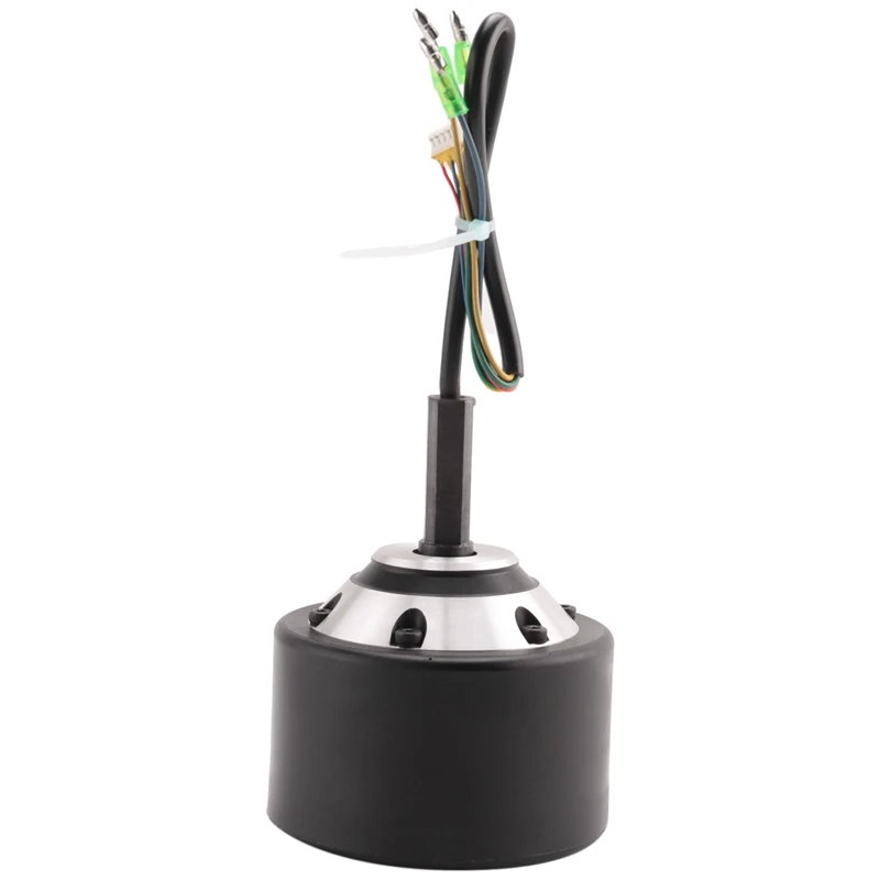 لوح تزلج كهربائي 600 وات، محرك لاسلكي، جهاز تحكم عن بعد، محور محرك، شاحنة كهربائية 90 مم، أسود