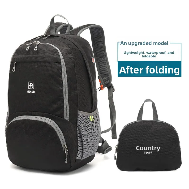 

Новые повседневные мужские складные водонепроницаемые дорожные рюкзаки, уличный рюкзак для альпинизма, легкая сумка для мужчин