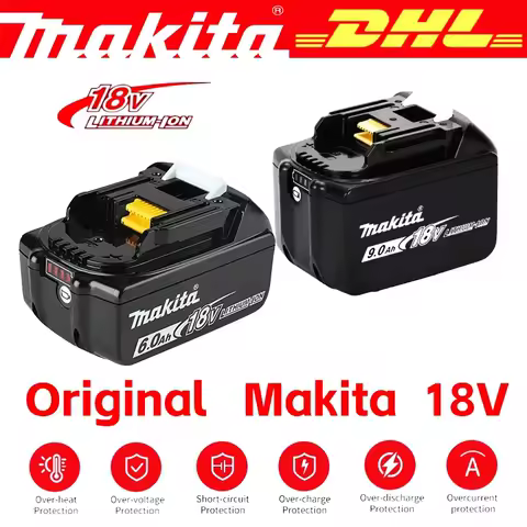 Makita 18V battery 6mAh 9mAh for Makita tool operation 18650 rechargeable battery Makita 18V tool battery replaceable BL1860B