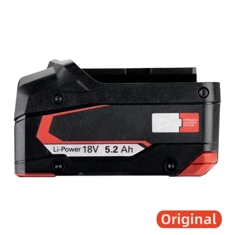 

100%Original 5.2Ah for Metabo 18V BS18LTX SB18L NP18LTX LB18LTX ASE18LTX HG18LTX SSW18LTX KH18LTX SSD18LTX Power Tool Battery