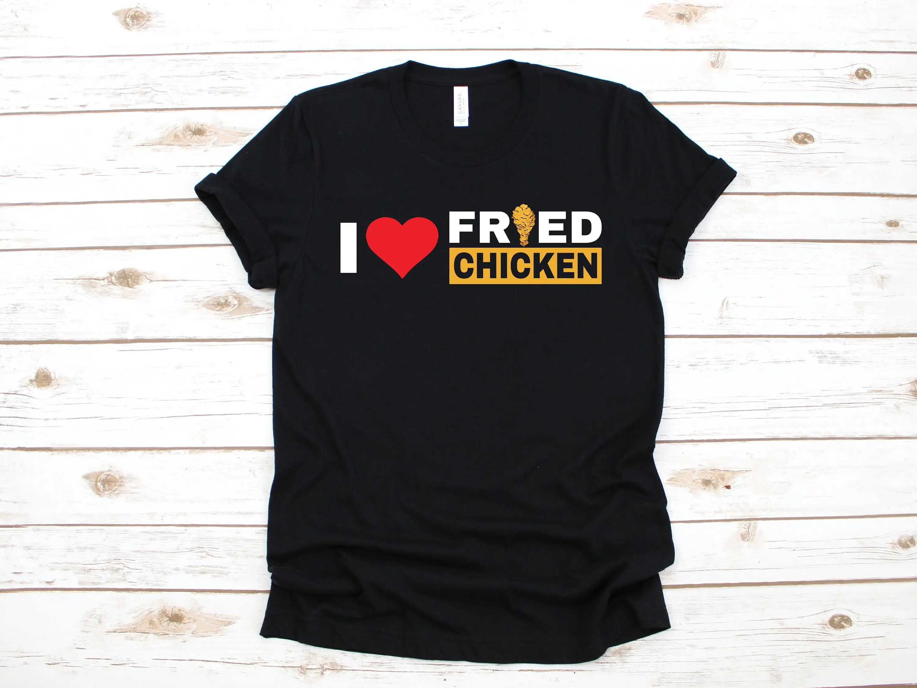 Love Fried Chicken Wing Funny Food T Shirt SweaT Long Sleeve Child Apparel