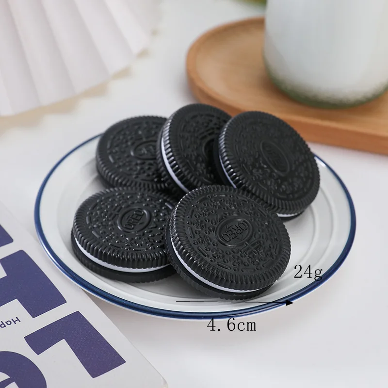 Artificial Fake Cookies Simulation, Realistic Biscuits Cracker, Food Dessert Decoration, Display Props Model, PVC 10pc/lot