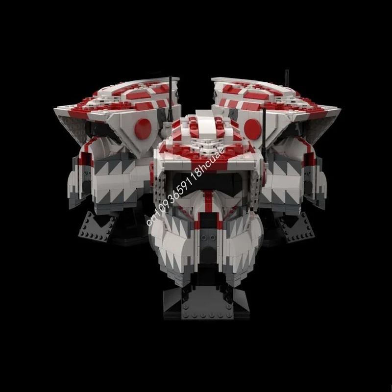 826 stücke MOC Helm Klon Sergent Hound Stern Schlacht Modell Bausteine Architektur Weihnachten Geschenk DIY Ziegel Kinder Spielzeug Geburtstag