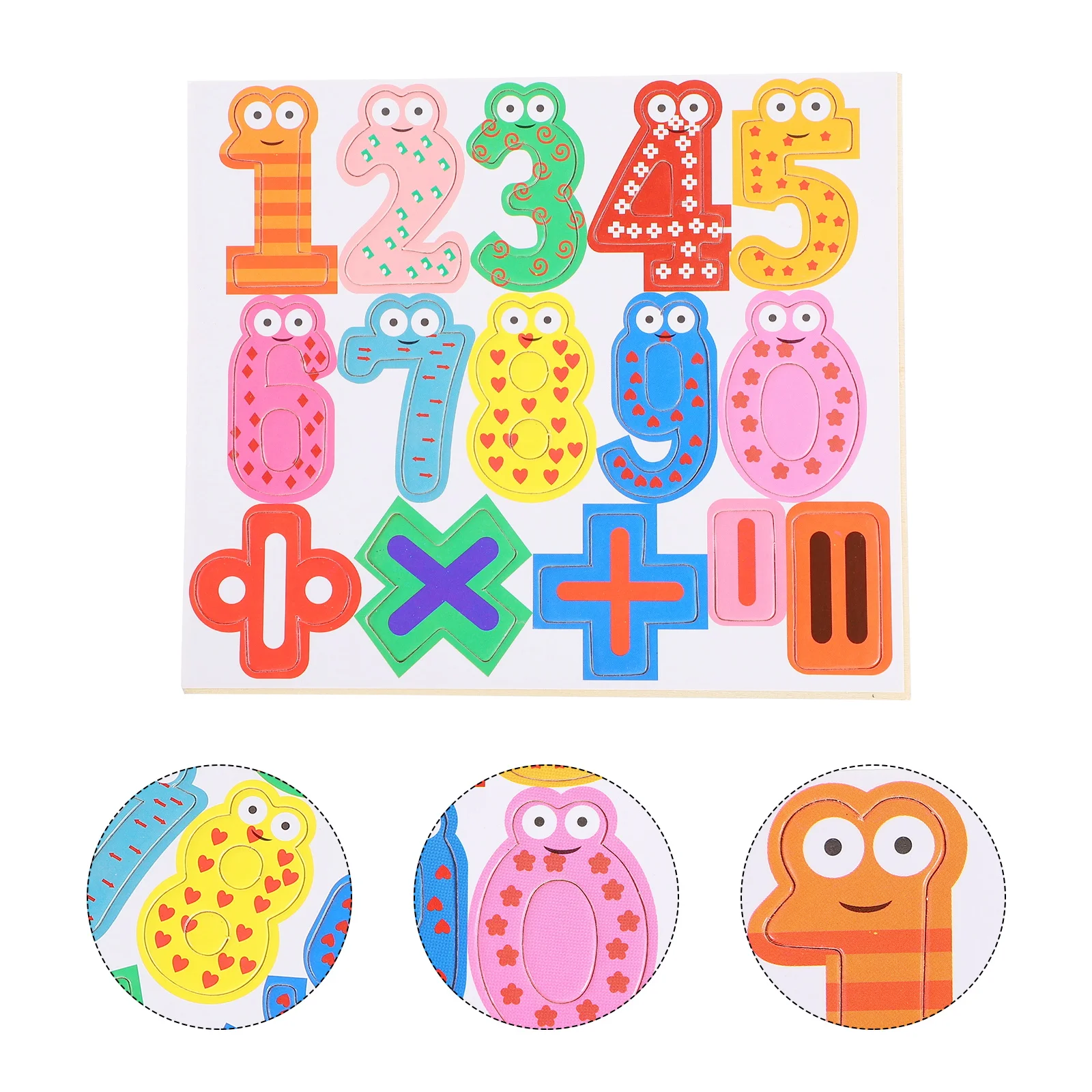 

2Sets Magnetic Numbers Decals Assorted Colors Early Education Math Stickers Refrigerator Learning Math Number Decals