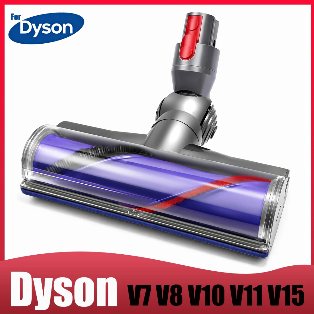 Direct Drive Brush Head For Dyson V7 V8 V10 V11 V15  Electric Brush Vacuum Cleaner Motorized Brush for Carpets and Hard Floors