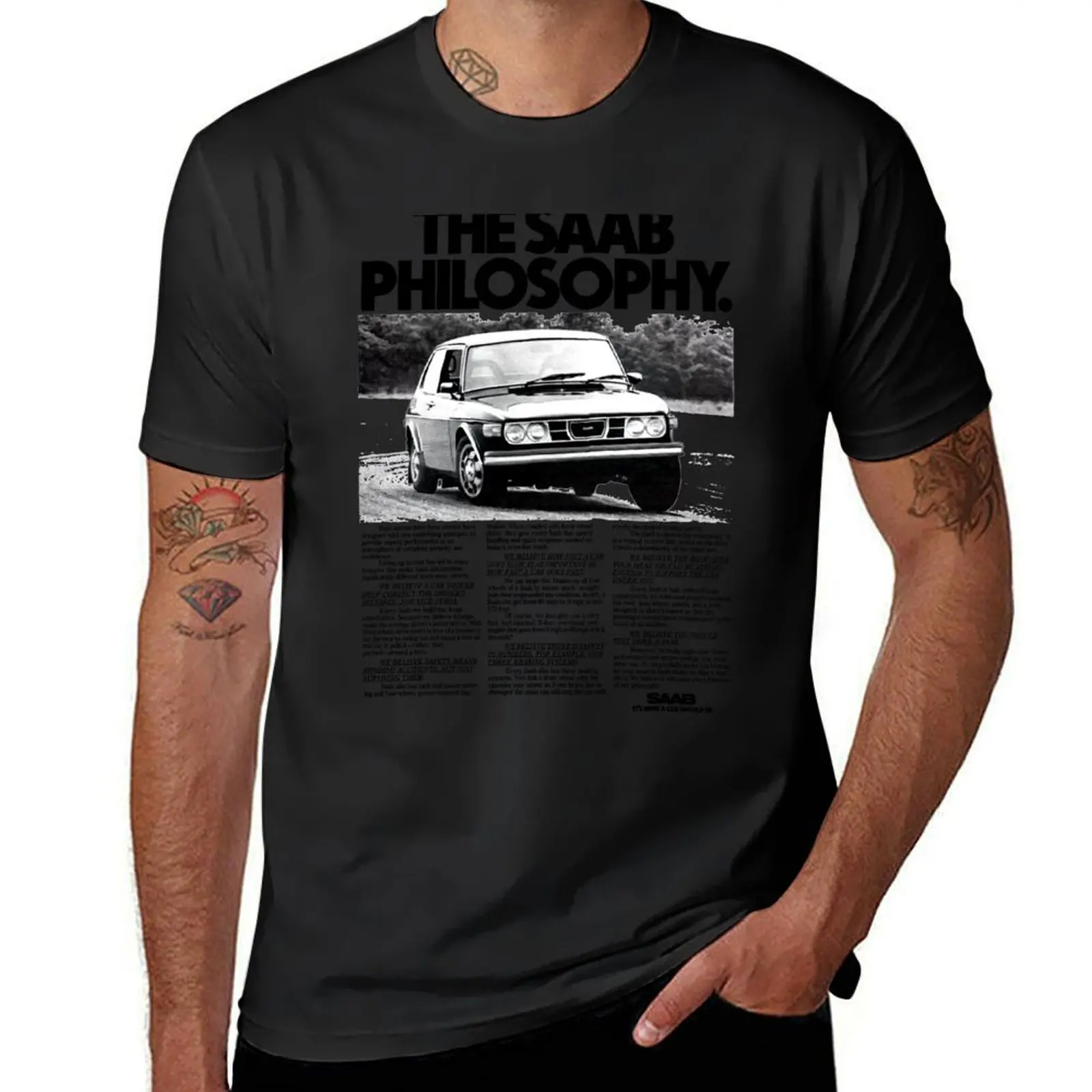 SAAB 99 - ADVERT T-Shirt animal prinfor boys shirts graphic tees tshirts for men