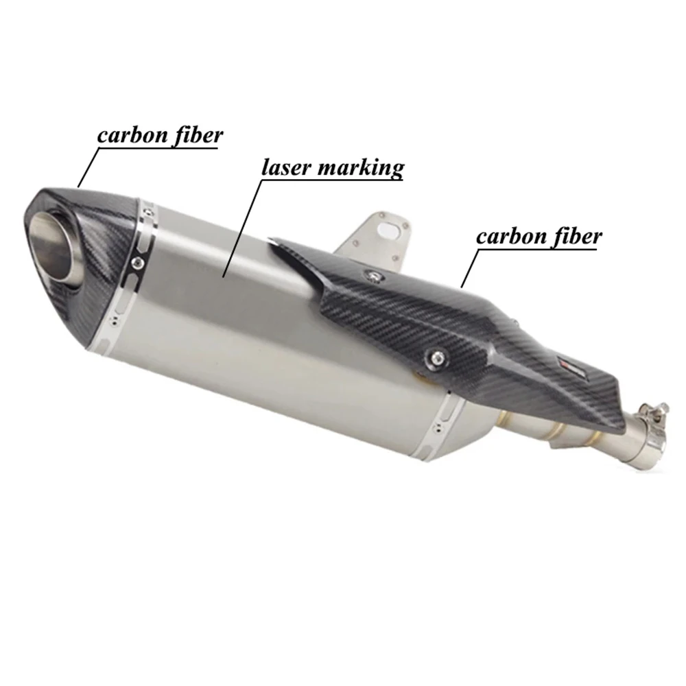 Motorcycle Exhaust Muffler Escape Systems Tube Header Front Link Pipe Slip On  For Honda X-ADV 750 X ADV750 ADV 2017 2018 - 2023 image 3