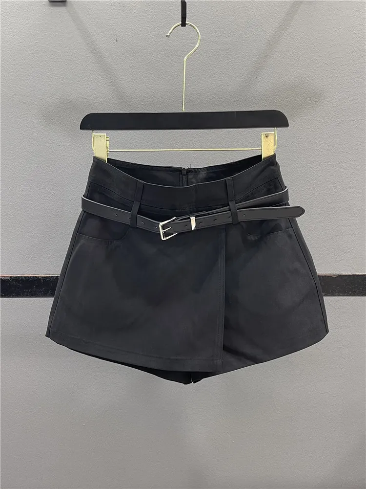 

Casual Style A-Line Skirt Pants Women's Loose Fashion Asymmetrical Wide Leg Short Skirt Summer New Arrival