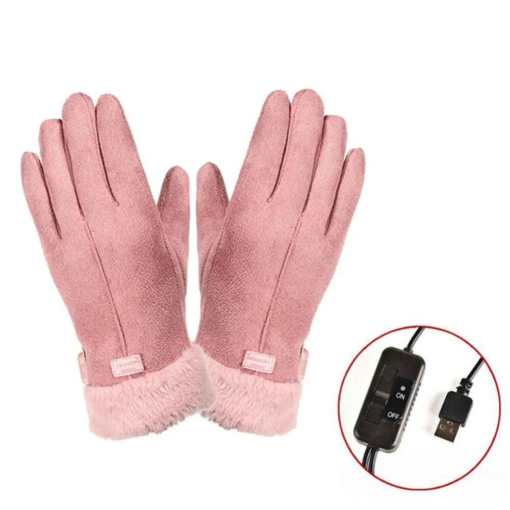 قفازات USB مقاومة للماء ساخنة كاملة الأصابع 3 إعدادات للحرارة شتاء دافئ Guantes يندبروف تطبيق واسع قفازات تسخين كهربائي