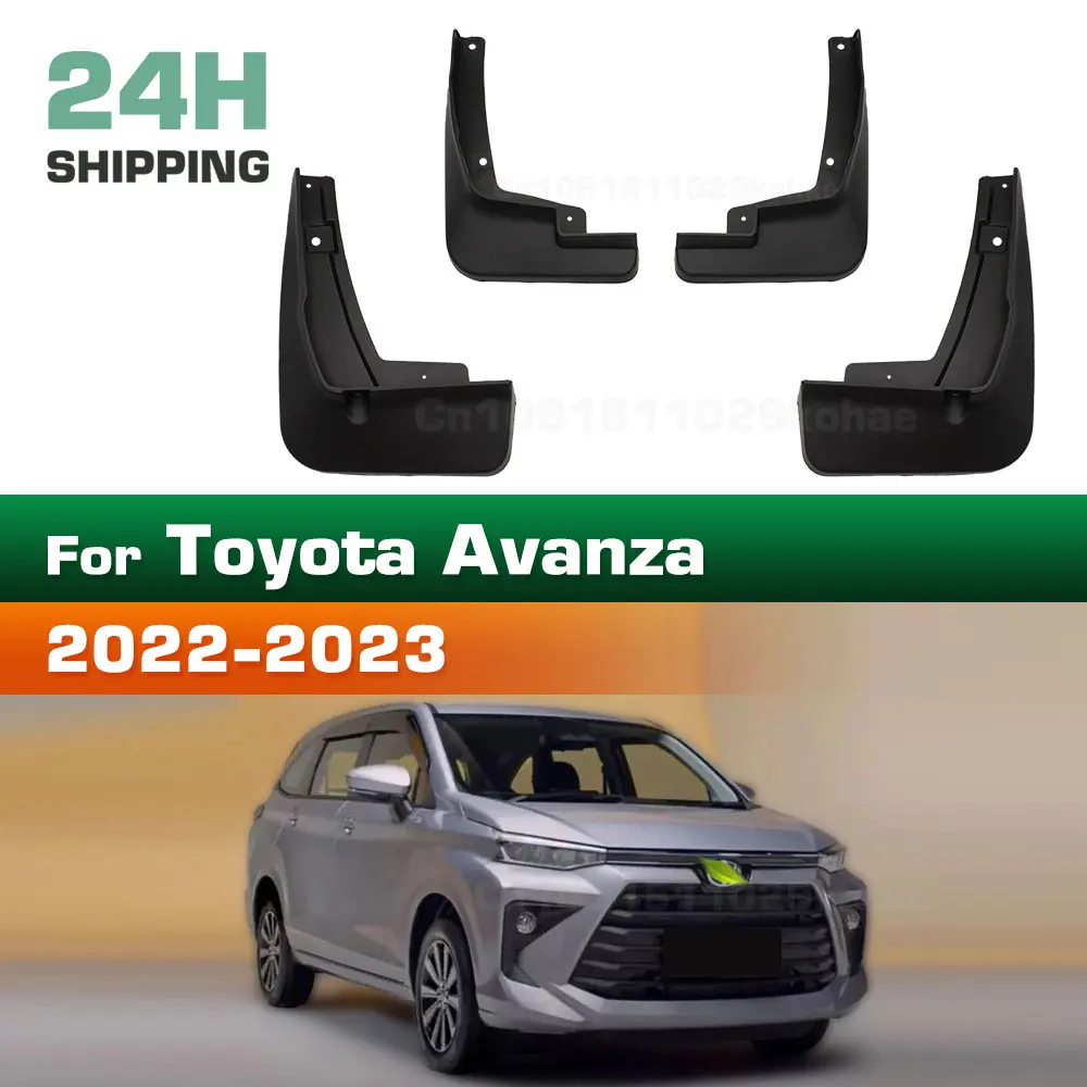 For Toyota Avanza 2022-2023 Fender Mudguard Mud Flaps Guard Splash Flap Mudguards Car Accessories