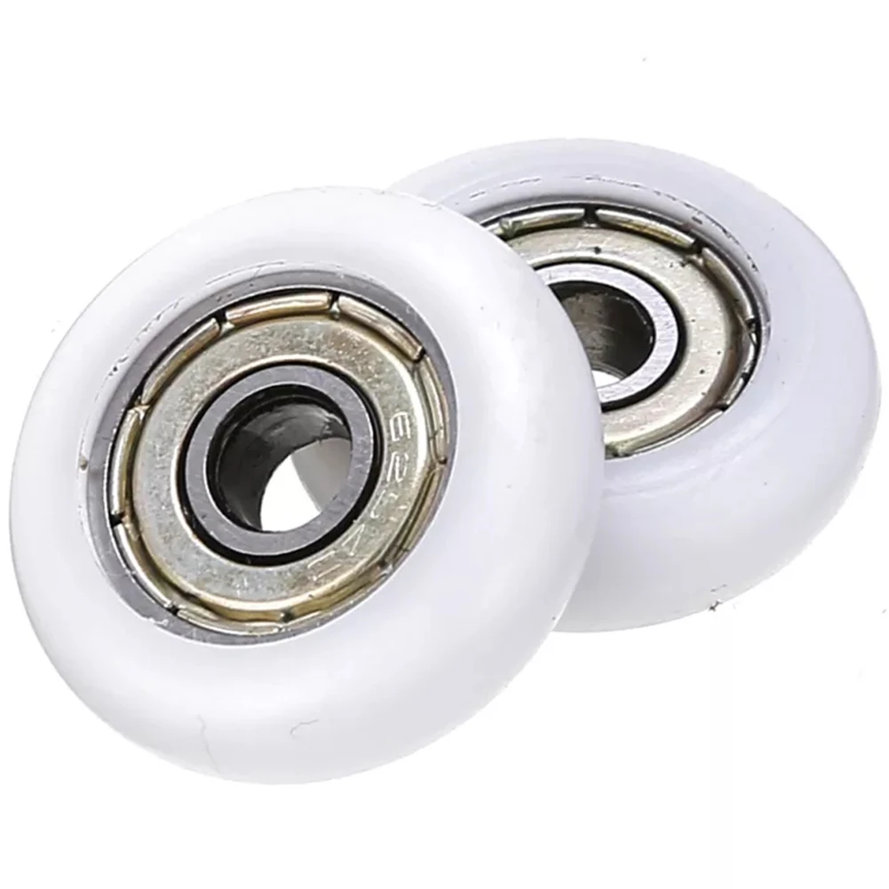 10PCS Shower Door Roller Runner Wheels Shower Rooms Cabins Pulley Runners Home Door Hardware 19/23/25mm Wheel Diameter