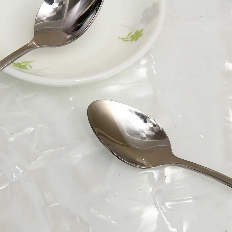 Lengthened Thickened Long Handle Pointed Head Stir Spoon Coffee Spoon Ice Cream Honey Dessert Spoon Stainless Steel