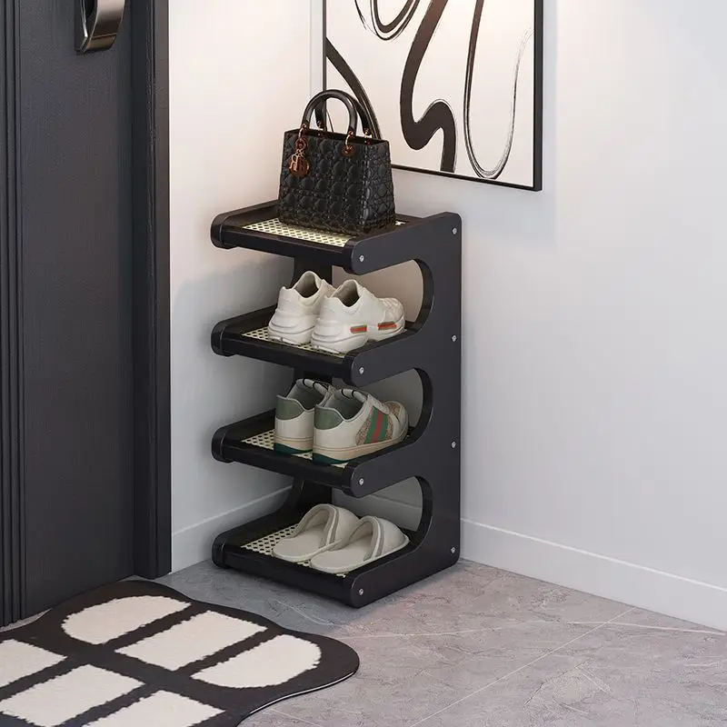 

Полка для обуви в стиле интернет-селебрити, узкая и компактная, многоярусная, простая, для общежития, для прихожей, для хранения обуви у входной двери.