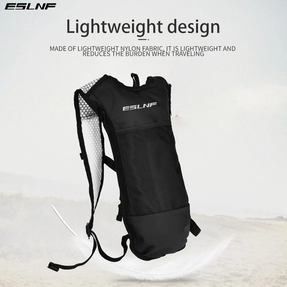 ESLNF Bicycle Bike Bags Water Bag 10L Portable Waterproof Road Cycling Bag Outdoor Sport Climbing Pouch Hydration Backpack