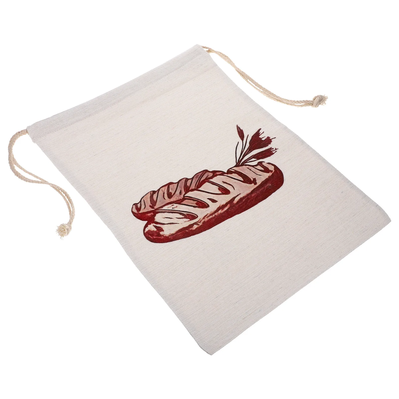 

Reusable for Linen Pastry Food Pouch Loaf Bread Drawstring Bag Bags Bread Storage Bag Drawstring Bags Storage Box