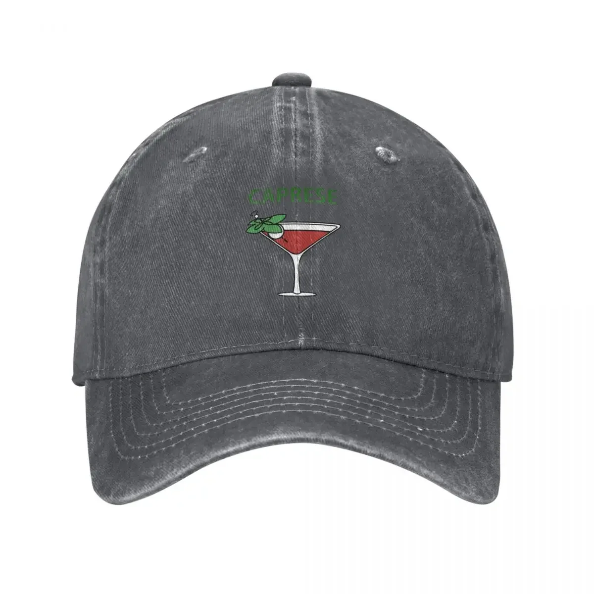 

Caprese Martini Baseball Cap derby hat Military Cap Man Icon winter hats for men Boy Child Women's