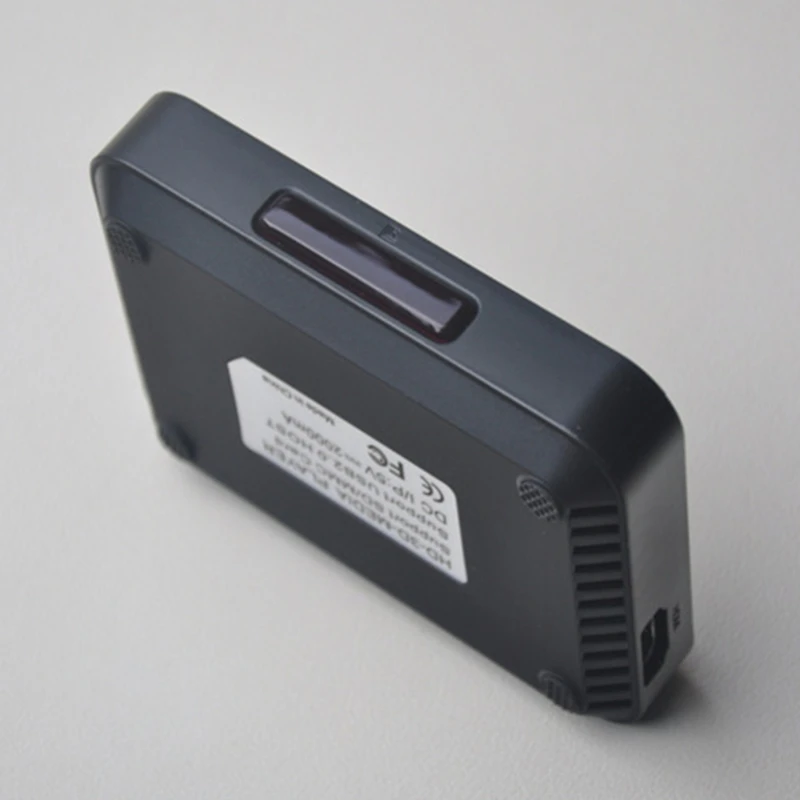 JABS-Lecteur multimédia portable Full HD, 1080P, compatible AV, USB, HDD, SD, MMC, H.264, MKV, limitation, prise UE